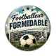 Cabochon Verre - cabochon footballeur- Porte clés- pendentif