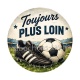 cabochon footballeur- Toujours plus loin- pendentif
