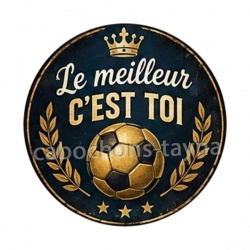 cabochon foot- pendentif le meilleur c'est toi