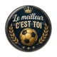 Cabochon Résine - cabochon foot- pendentif le meilleur c'est toi
