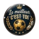 Cabochon Verre - cabochon foot- pendentif le meilleur c'est toi