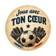 cabochon foot- joue avec ton coeur