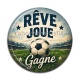 Cabochon Résine - cabochon foot- rêve joue gagne