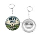 Porte clés décapsuleur - cabochon foot- rêve joue gagne