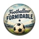 Cabochon Résine - cabochon footballeur formidable