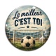 Cabochon Verre - cabochon le meilleur c'est toi- cabochon verre ou résine foot