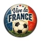 Cabochon Résine - cabochon foot- vive la France- verre ou résine