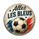 Cabochon Résine - cabochon allez le bleus- plusieurs supports