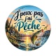cabochon J'peux pas j'ai pêche