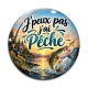 Cabochon Verre - cabochon J'peux pas j'ai pêche