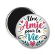 Magnet's - Cabochon une amie pour la vie- magnet- miroir