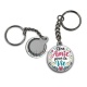 Porte clés - Cabochon une amie pour la vie- magnet- miroir
