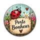 Cabochon Résine - porte bonheur coccinelle- cabochon verre ou résine, porte clé