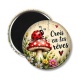 Magnet's - cabochon crois en tes rêves-  verre ou résine, magnet