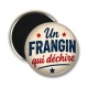 Magnet's - cabochon un frangin qui déchire- verre ou résine- magnet