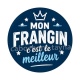 cabochon mon frangin c'est le meilleur- verre ou résine