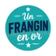cabochon un frangin en or- verre ou résine- décapsuleur