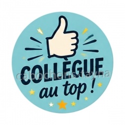 cabochon collègue au top- verre ou résine- décapsuleur