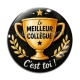 Cabochon Verre - cabochon le meilleur collègue c'est toi- verre ou résine