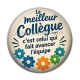 Cabochon Résine - cabochon le meilleur collègue- verre ou résine