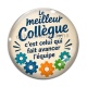 Cabochon Verre - cabochon le meilleur collègue- verre ou résine
