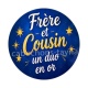 Frère et cousin un duo en or- verre ou résine