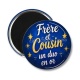 Magnet's - Frère et cousin un duo en or- verre ou résine