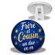Trépied - Frère et cousin un duo en or- verre ou résine