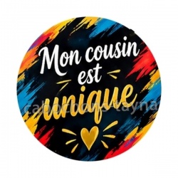 cabochon mon cousin est unique