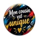Cabochon Verre -  cabochon mon cousin est unique