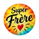 cabochon super frère- verre ou résine- porte clé
