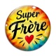 Cabochon Verre - cabochon super frère- verre ou résine- porte clé