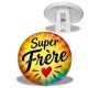 Trépied - cabochon super frère- verre ou résine- porte clé