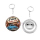 Porte clés décapsuleur -  cabochon frère super cool