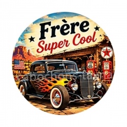 cabochon frère super cool- porte clé frère