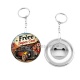 Porte clés décapsuleur - cabochon frère super cool- porte clé frère