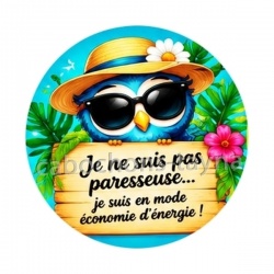 je ne suis pas paresseuse - cabochon