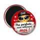 Magnet's - cabochon pas parfaite mais tellement moi- magnet slogan