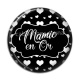Cabochon Résine - mamie en or