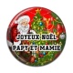 Cabochon Résine - joyeux noël Papy et Mamie- plusieurs supports