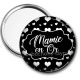 Miroir de poche - mamie en or