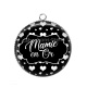 Pendentif Cabochon Argent - mamie en or