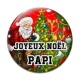 Cabochon Verre - : joyeux noël Papi plusieurs supports