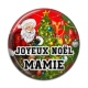 Cabochon Résine - : joyeux noël Mamie- plusieurs supports