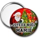 Miroir de poche - : joyeux noël Mamie- plusieurs supports