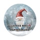 cabochon joyeux noël Papy et Mamie- Plusieurs supports