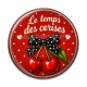 Cabochon Résine - cabochon le temps des cerises- plusieurs supports