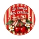 cabochon le temps des cerises- plusieurs supports