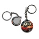 Porte clés - cabochon super papa- Décapsuleur- Magnet