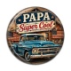 Cabochon Résine - cabochon papa super cool- Décapsuleur
